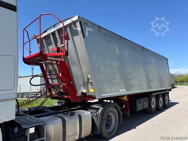 Tipper semitrailer KEMPF SKM 35-3/ 47m³/Luft-Lift/Stahl-Alu