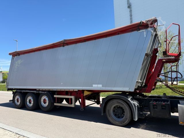 Tipper semitrailer KEMPF SKM 35-3/ 47m³/Luft-Lift/Stahl-Alu
