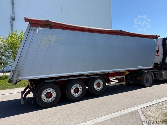 Tipper semitrailer KEMPF SKM 35-3/ 47m³/Luft-Lift/Stahl-Alu