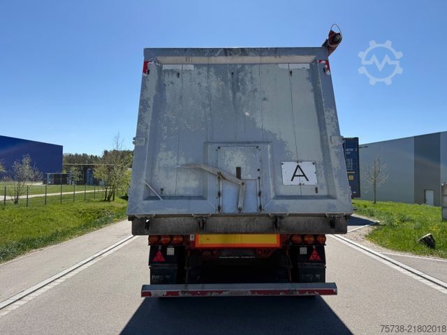 Tipper semitrailer KEMPF SKM 35-3/ 47m³/Luft-Lift/Stahl-Alu