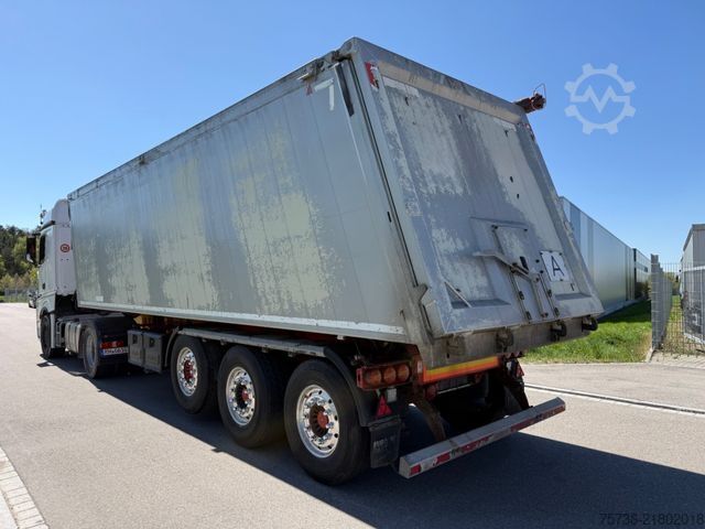 Tipper semitrailer KEMPF SKM 35-3/ 47m³/Luft-Lift/Stahl-Alu