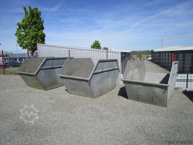 Remolque UNSINN FZ-TECHNIK 3x Verzinkte Absetzcontainer