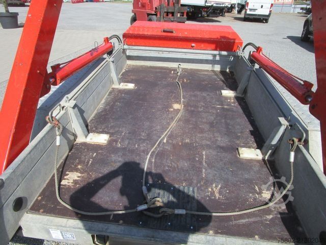 Kroghejsevogn UNSINN FZ-TECHNIK Absetzcontainer Anhänger+Teleskop+Deckelmulde