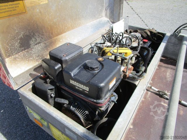 Kroghejsevogn UNSINN FZ-TECHNIK Absetzcontainer Anhänger+Teleskop+Deckelmulde