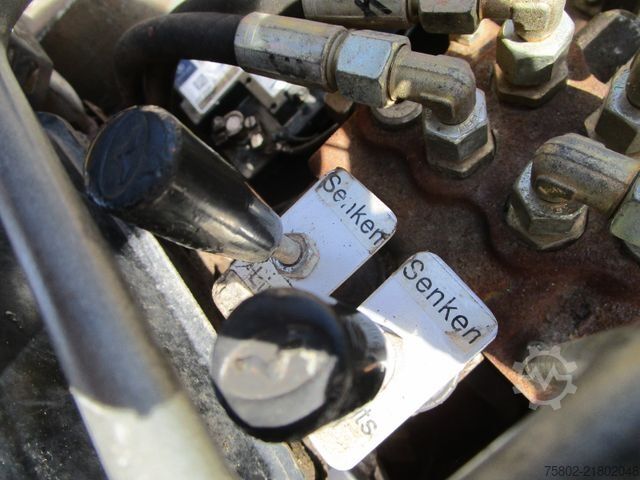 Kroghejsevogn UNSINN FZ-TECHNIK Absetzcontainer Anhänger+Teleskop+Deckelmulde