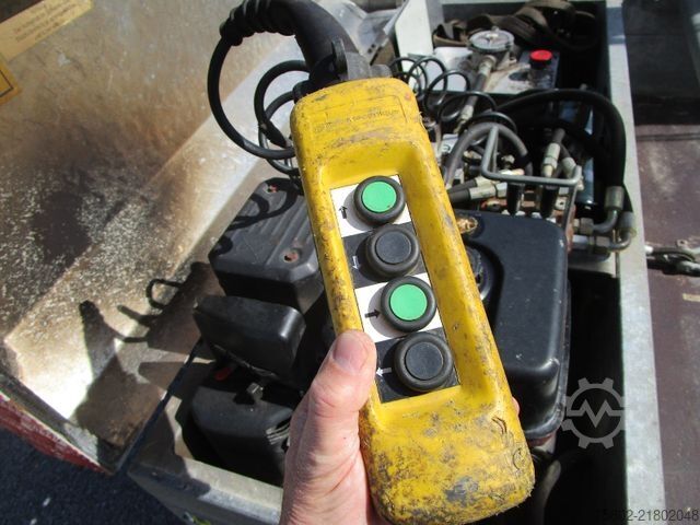 Kroghejsevogn UNSINN FZ-TECHNIK Absetzcontainer Anhänger+Teleskop+Deckelmulde