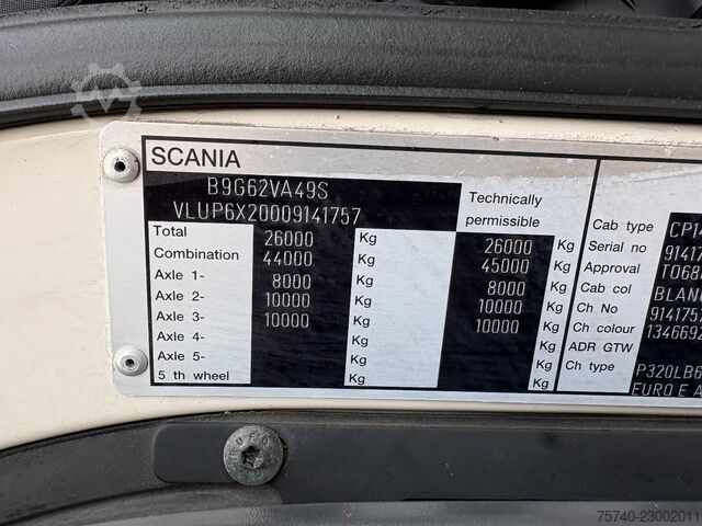 Scania P 320 + BDF SYSTEEM + 6X2 + 26 t + LIFT AXLE + MANUAL + EURO 5 TR2061 Scania P 320 + BDF SYSTEEM + 6X2 + 26 t + LIFT AXLE + ...