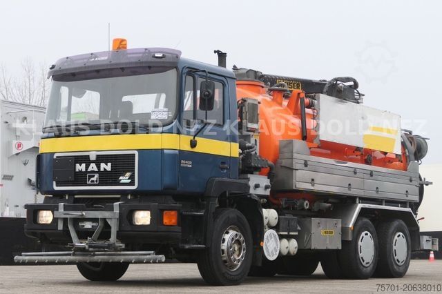 Vakuumtankbil MAN 26.402 Saugwagen Kamera Blattgefedert