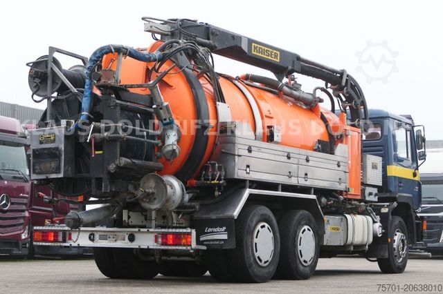 Vakuumtankbil MAN 26.402 Saugwagen Kamera Blattgefedert