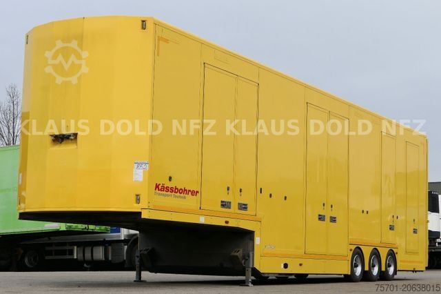 Biltransport semitrailer KÄSSBOHRER SP 9-16 geschlossener Autotransporter