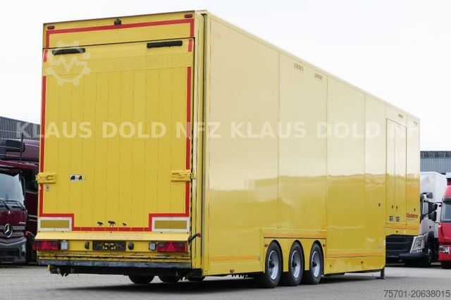 Biltransport semitrailer KÄSSBOHRER SP 9-16 geschlossener Autotransporter