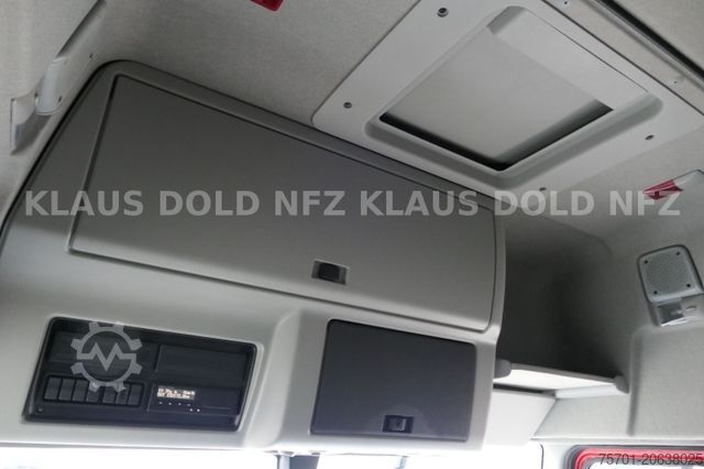 Flaklastbil med kapell RENAULT DWide 18.320 Pritsche Plane Vollluft XL-Tank LBW