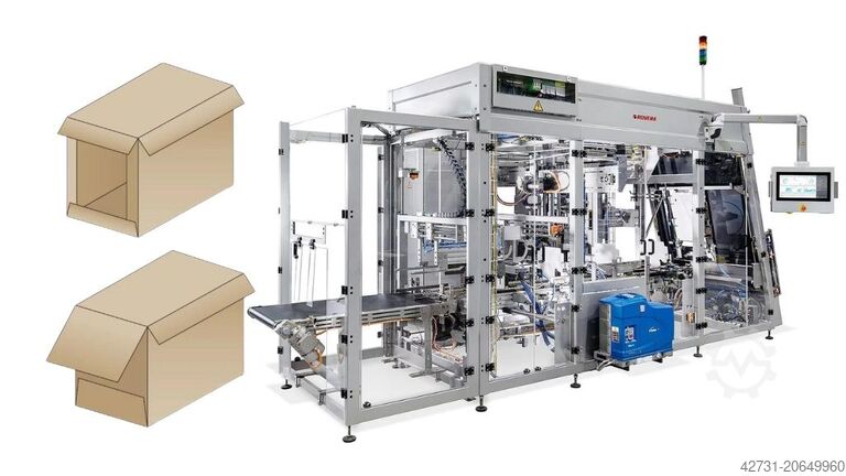 Stroj na tvarování, plnění a uzavírání sáčků Rovema SPA