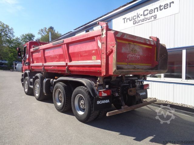 Autocamion basculant tridirecțional SCANIA G 440 BB 8x4 Meiller Bordmatik AHK Retarder