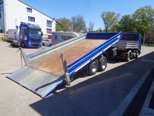 Trójstronna przyczepa wywrotka  Münz Tandemkipper 11.000 kg Absenkkipper