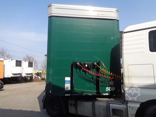 Semiremorcă deschisă cu prelată KÖGEL S24-1 Mega 435/50 R19,5 Liftachse SAF