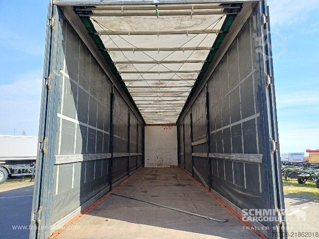 Auflieger mit Pritsche & Plane Berger Curtainsider Mega