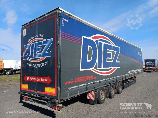 Auflieger mit Pritsche & Plane Berger Curtainsider Mega