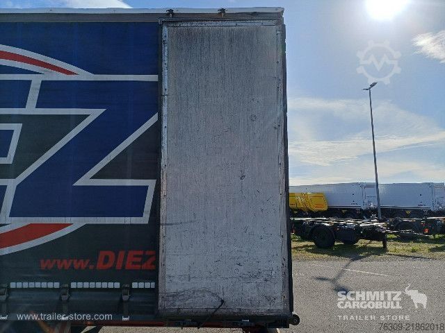 Auflieger mit Pritsche & Plane Berger Curtainsider Mega