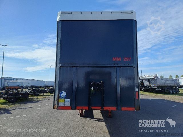 Auflieger mit Pritsche & Plane Berger Curtainsider Mega
