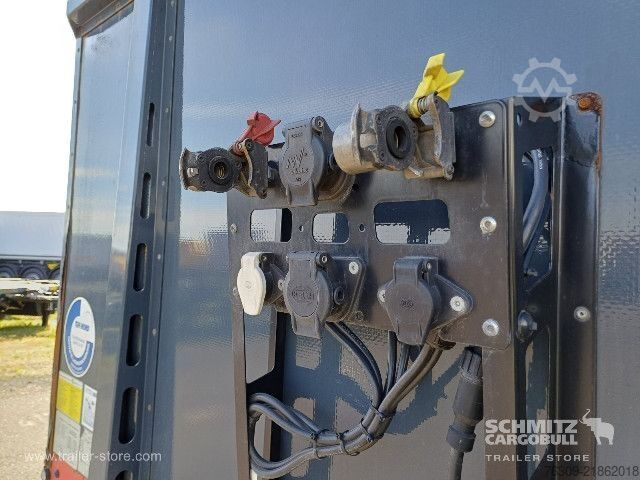 Auflieger mit Pritsche & Plane Berger Curtainsider Mega