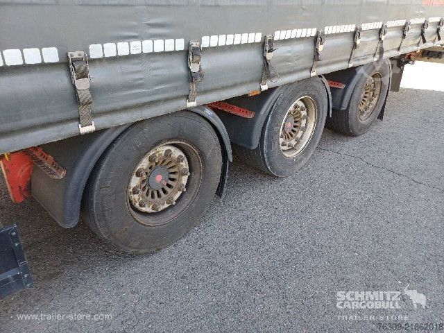 Auflieger mit Pritsche & Plane Berger Curtainsider Mega