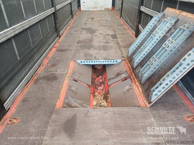 Auflieger mit Pritsche & Plane Berger Curtainsider Mega