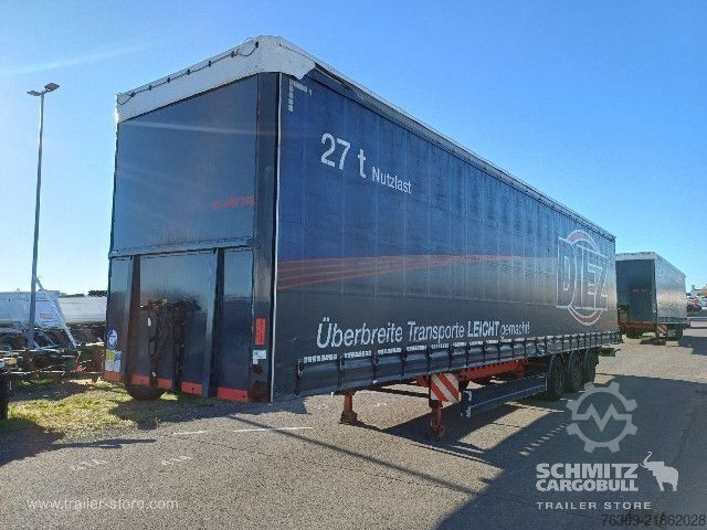 Auflieger mit Pritsche & Plane Berger Curtainsider Mega