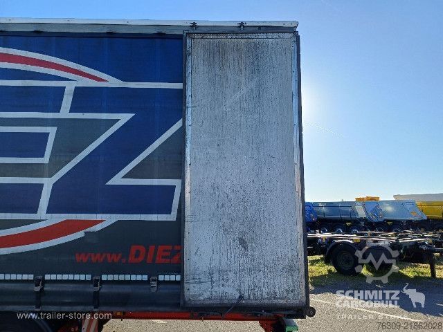 Auflieger mit Pritsche & Plane Berger Curtainsider Mega