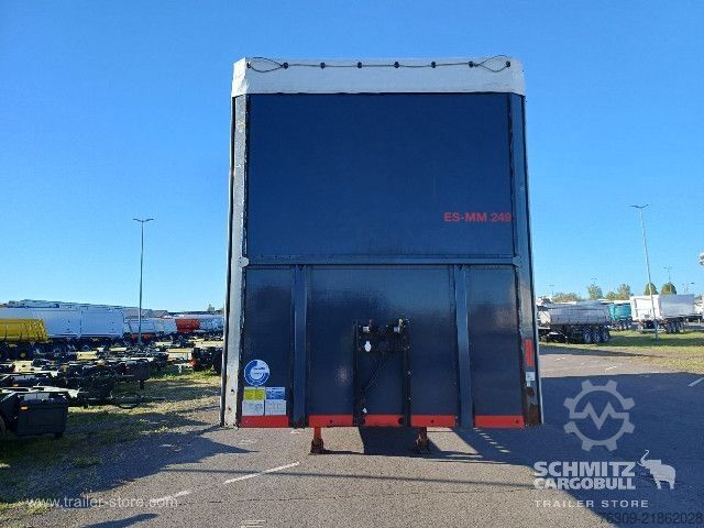 Auflieger mit Pritsche & Plane Berger Curtainsider Mega