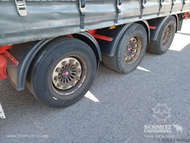 Auflieger mit Pritsche & Plane Berger Curtainsider Mega