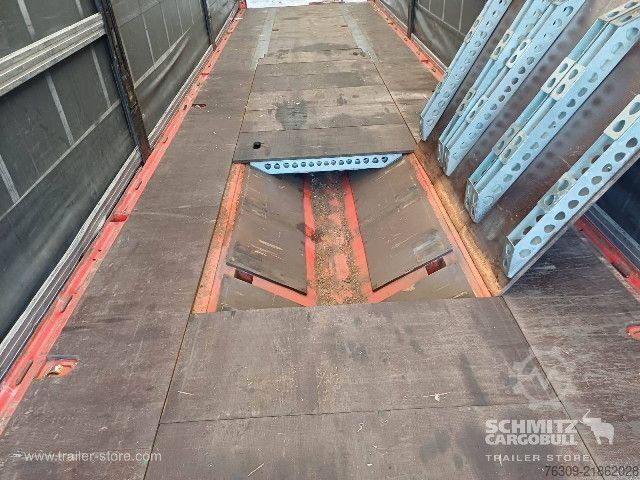 Auflieger mit Pritsche & Plane Berger Curtainsider Mega
