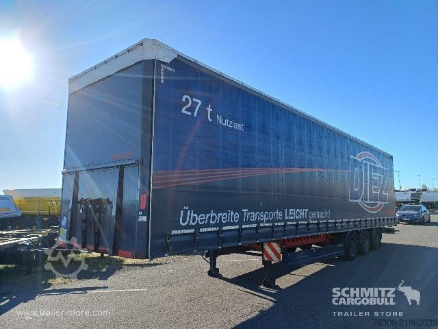 Auflieger mit Pritsche & Plane Berger Curtainsider Mega