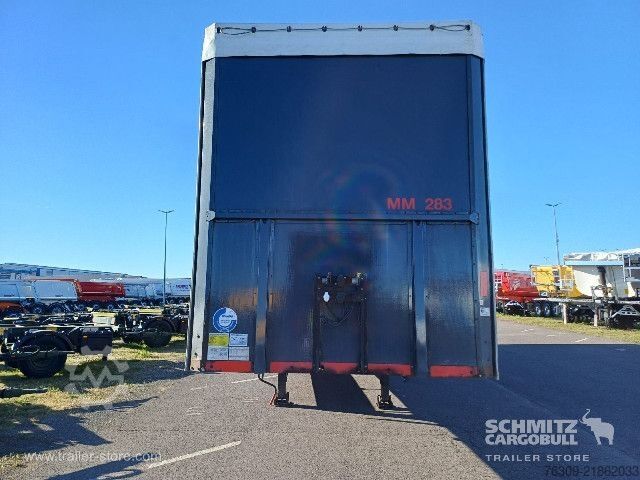 Auflieger mit Pritsche & Plane Berger Curtainsider Mega