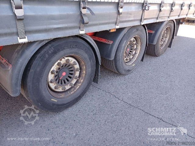Auflieger mit Pritsche & Plane Berger Curtainsider Mega