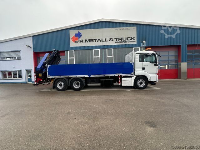 LKW mit Pritsche (offen) MAN 26.480 TGS BLL 6x2 Palfinger PK 34.002 SH FlyJib