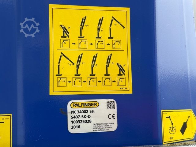 Autokran MAN 26.480 TGS BLL 6x2 Palfinger PK 34.002 SH FlyJib