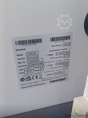 New Brunswick Innova U535 Eppendorf Innova U535
