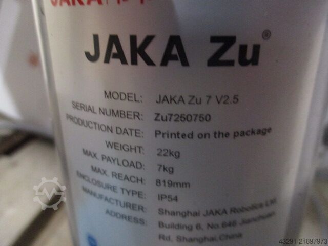 Robot industrial Cobot JAKA ZU 7 CAB12