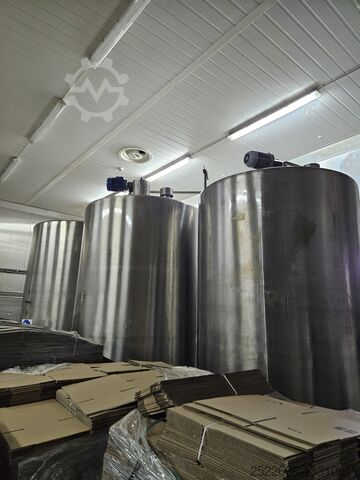 Produktion af mælk og mejeriprodukter inox tank duplikator 5000 L
