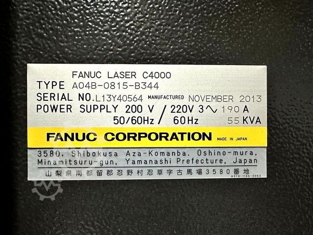 Macchina da taglio laser AMADA LCG3015