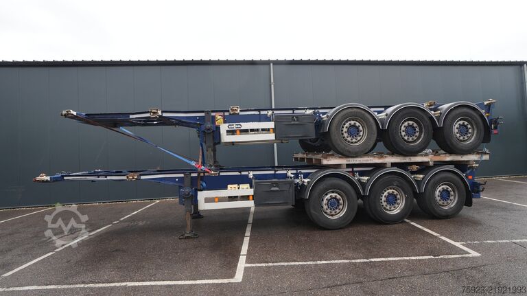 Transport af containere Van Hool 20/30ft ADR container transport trailer