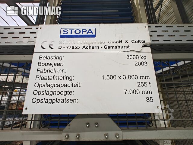 CO2 lézervágó gép TRUMPF TruLaser 5030 + LiftMaster + Stopa