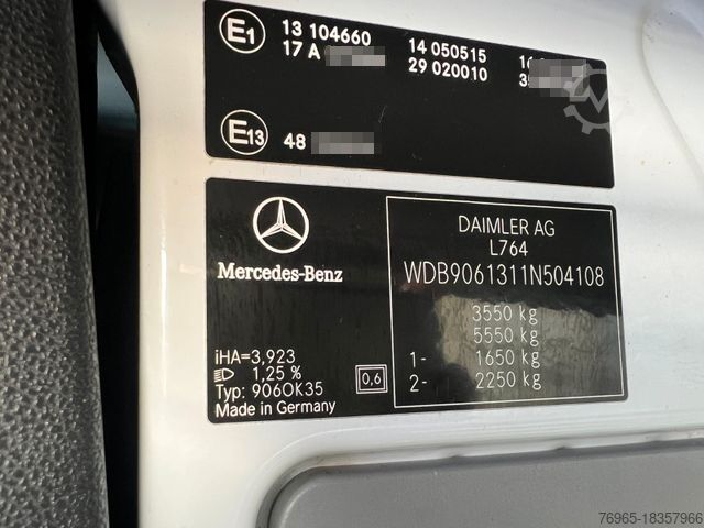 Furgon skrzyniowy MERCEDES-BENZ Sprinter 316 AUTOMATIK KLIMA WEBASTO LADEBORD