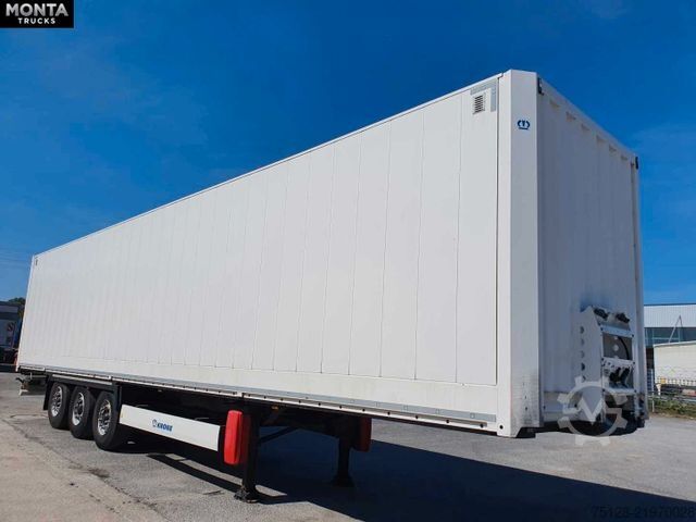 Kutu dorse KRONE Koffer Auflieger, BPW, Lochsystem, Liftachse 2x