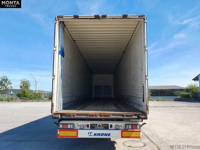 Kutu dorse KRONE Koffer Auflieger, BPW, Lochsystem, Liftachse 2x