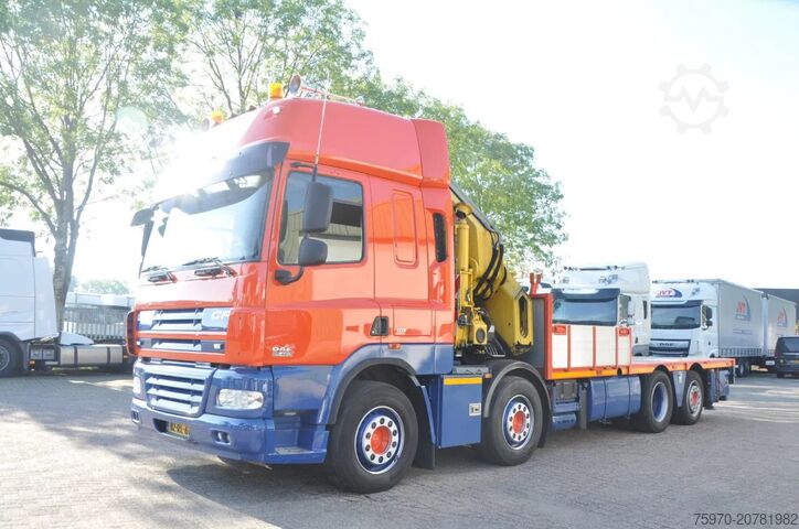 Vrachtwagen met kraan DAF CF 85.460 2012 EEV 8X2 HIAB 85Tm CRANE HANDGESC...