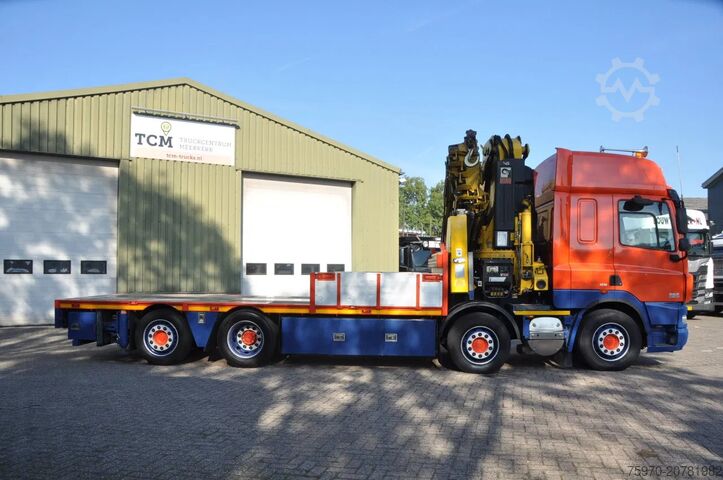 Vrachtwagen met kraan DAF CF 85.460 2012 EEV 8X2 HIAB 85Tm CRANE HANDGESC...