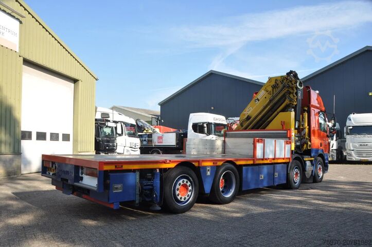 Vrachtwagen met kraan DAF CF 85.460 2012 EEV 8X2 HIAB 85Tm CRANE HANDGESC...