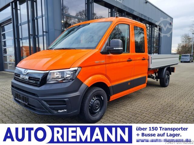 Pritschenwagen Man TGE 3.140 Doka LR L4 AHK KLIMA TEMPOMAT